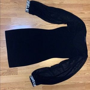 black dress